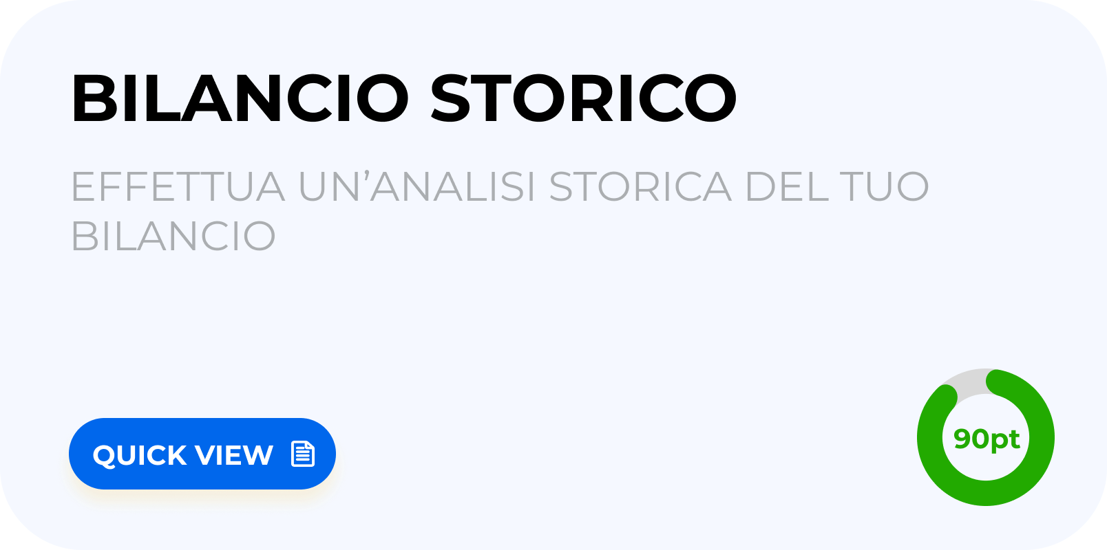 Bilancio Storico